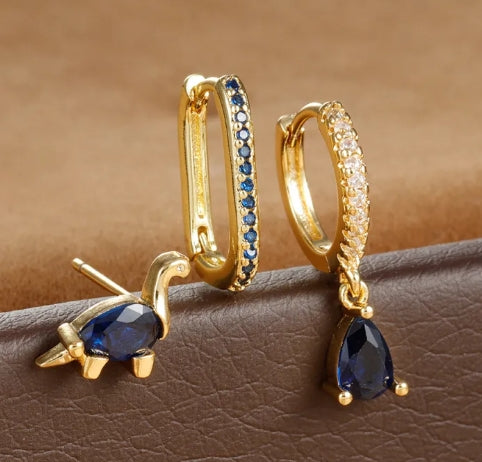 Water Drop Stud Earrings
