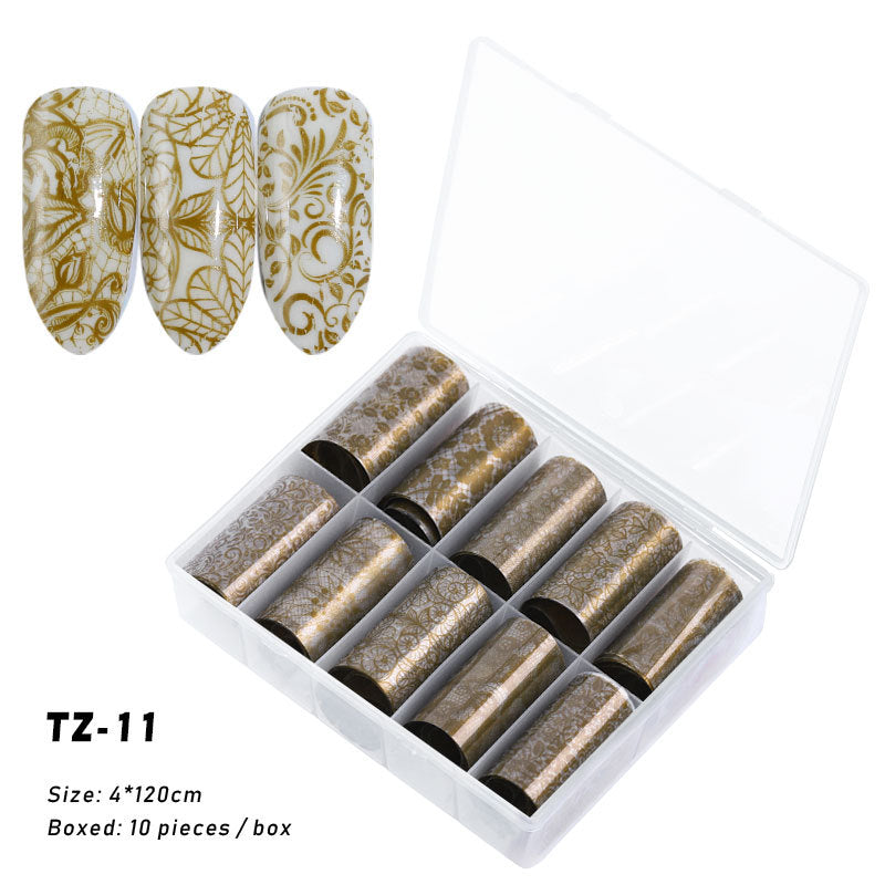 2020 New Nail Art Transfer Stickers - Starry Laser