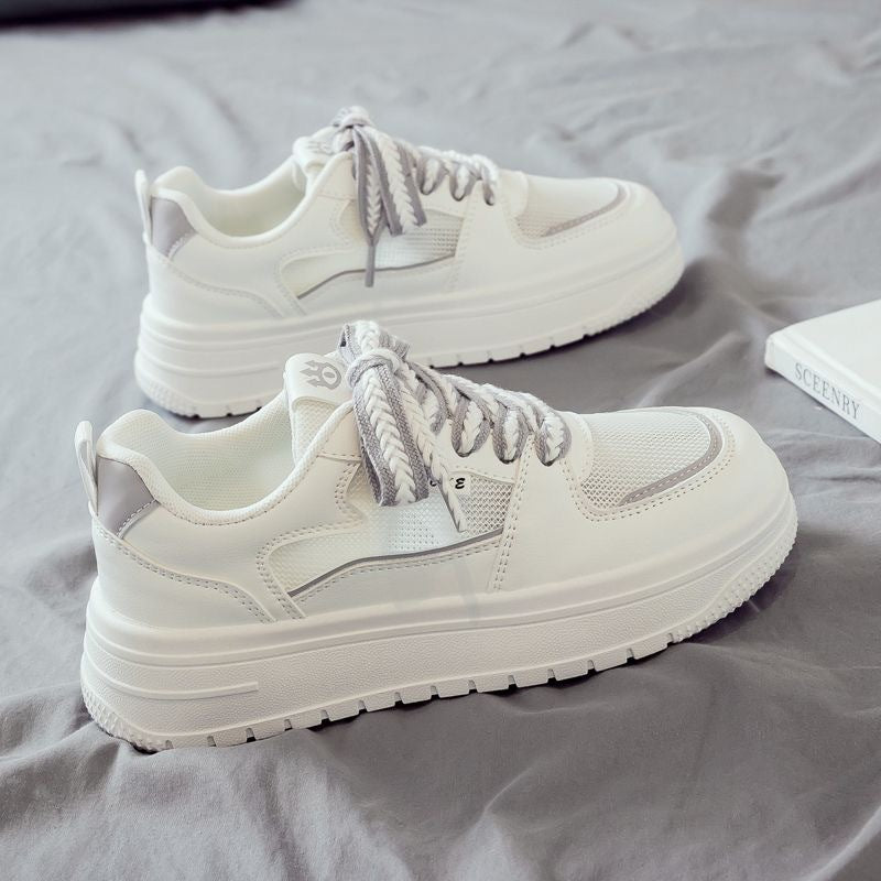 Women’s Breathable White Sneakers - Summer 2024 Casual Style