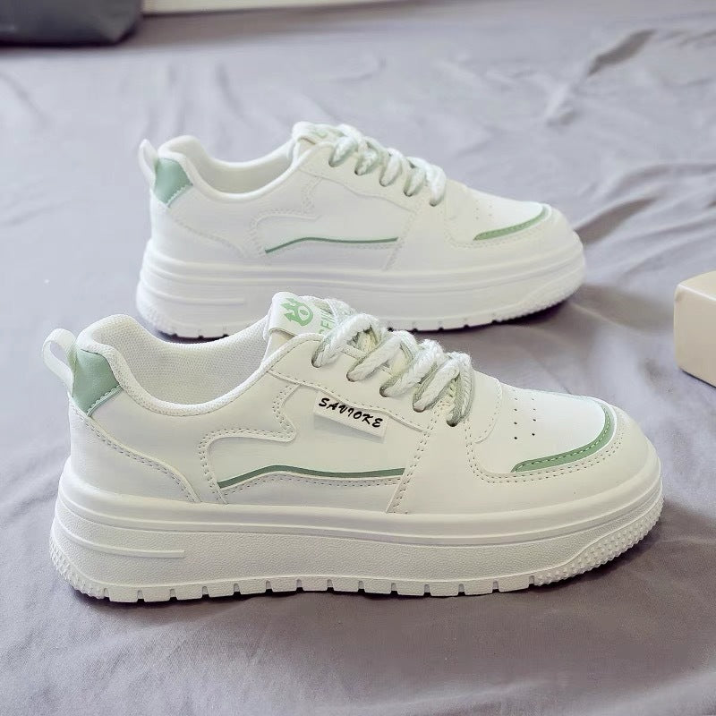 Women’s Breathable White Sneakers - Summer 2024 Casual Style