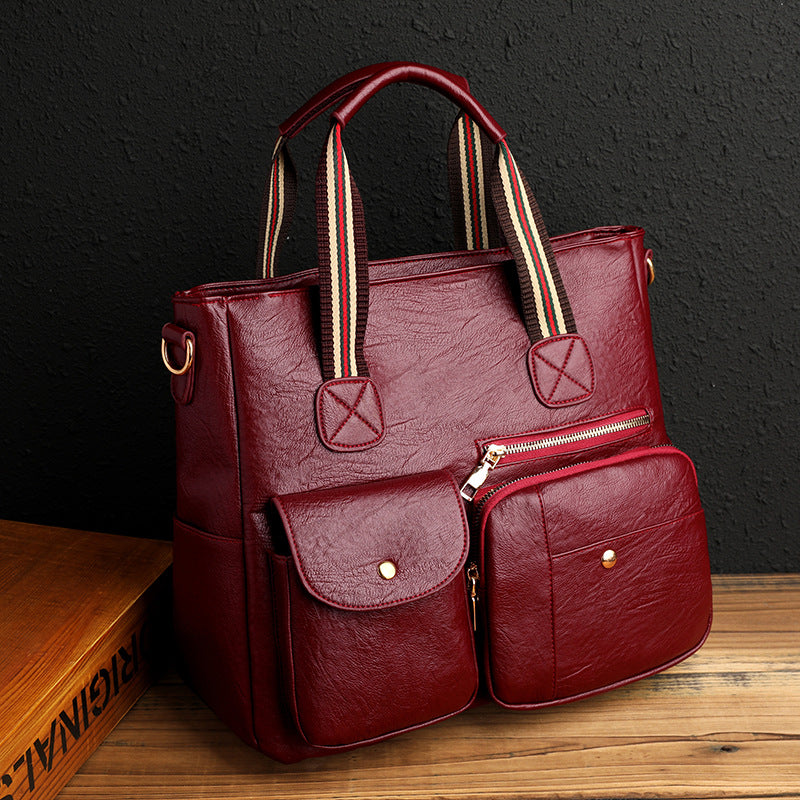 Large Capacity Women’s Crossbody Multi-Pocket Handbag