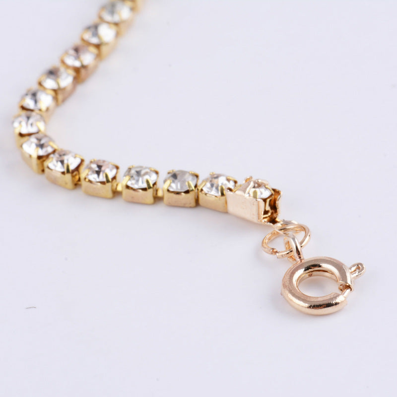 Women's Rhinestone Necklace and Jewelry