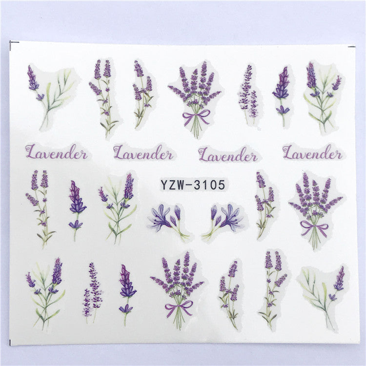 Animal and Plant Nail Art Stickers