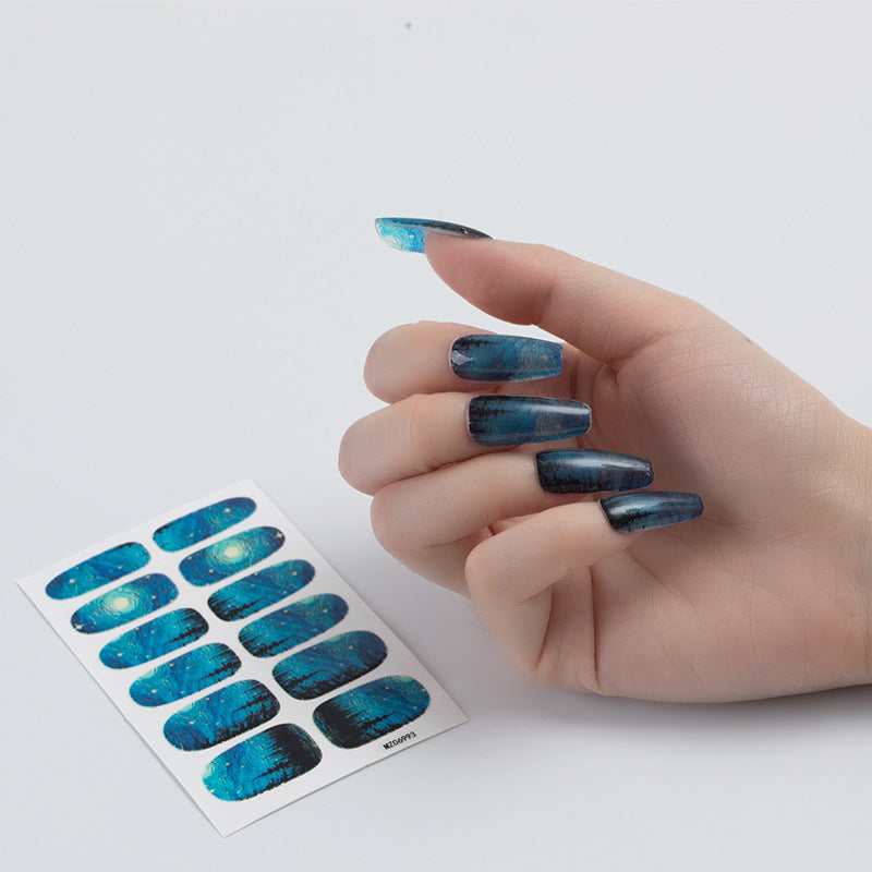 Nail Sticker with European and American Art Design