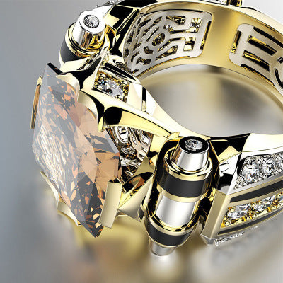 Men's Creative Colorful Ring - Trendy Fashion Accessory