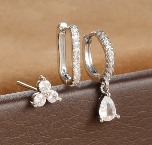 Water Drop Stud Earrings