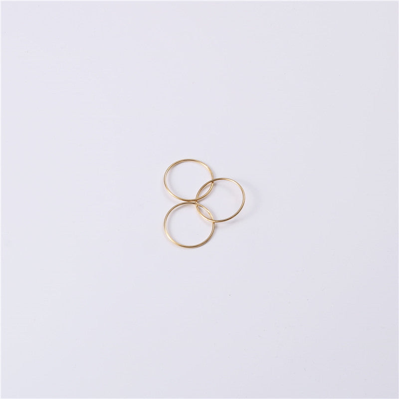 Minimalist Multi-Ring Women's Fashion Statement Ring