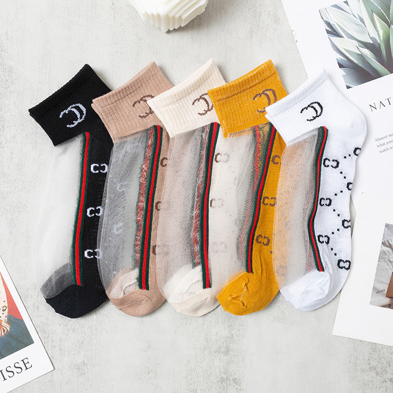 Stylish Women’s Short Socks - Breathable Summer Fashion