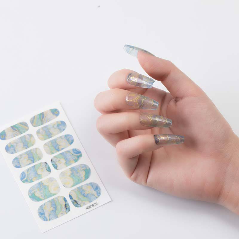 Nail Sticker with European and American Art Design