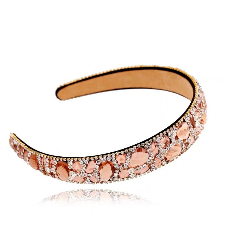 Wholesale Korean Fashion Headband with Crystal Accents