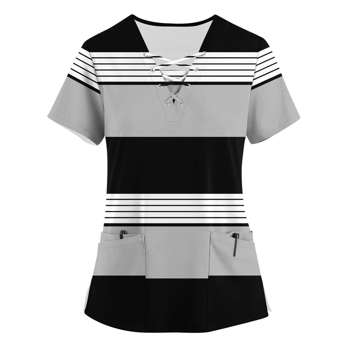Scrubs for Women Scrub Tops Women Scrubs Under Scrubs for Women Long Sleeve Womens Scrub Tops Womens Long Sleeve Shirts Y2k Shirts Blouses for Women Tube Top Womens Clothing（4-Gray3XL）