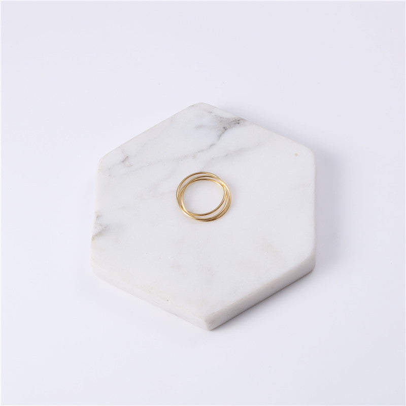 Minimalist Multi-Ring Women's Fashion Statement Ring