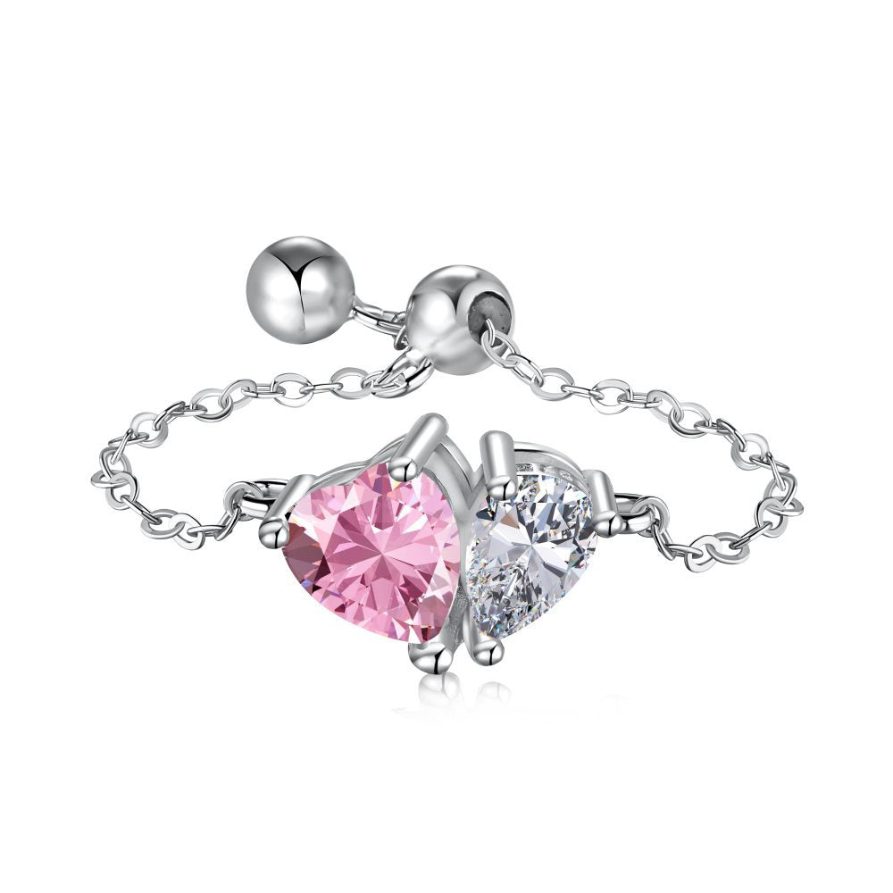 Sterling Silver Prism Fashion Ring - All-match Design