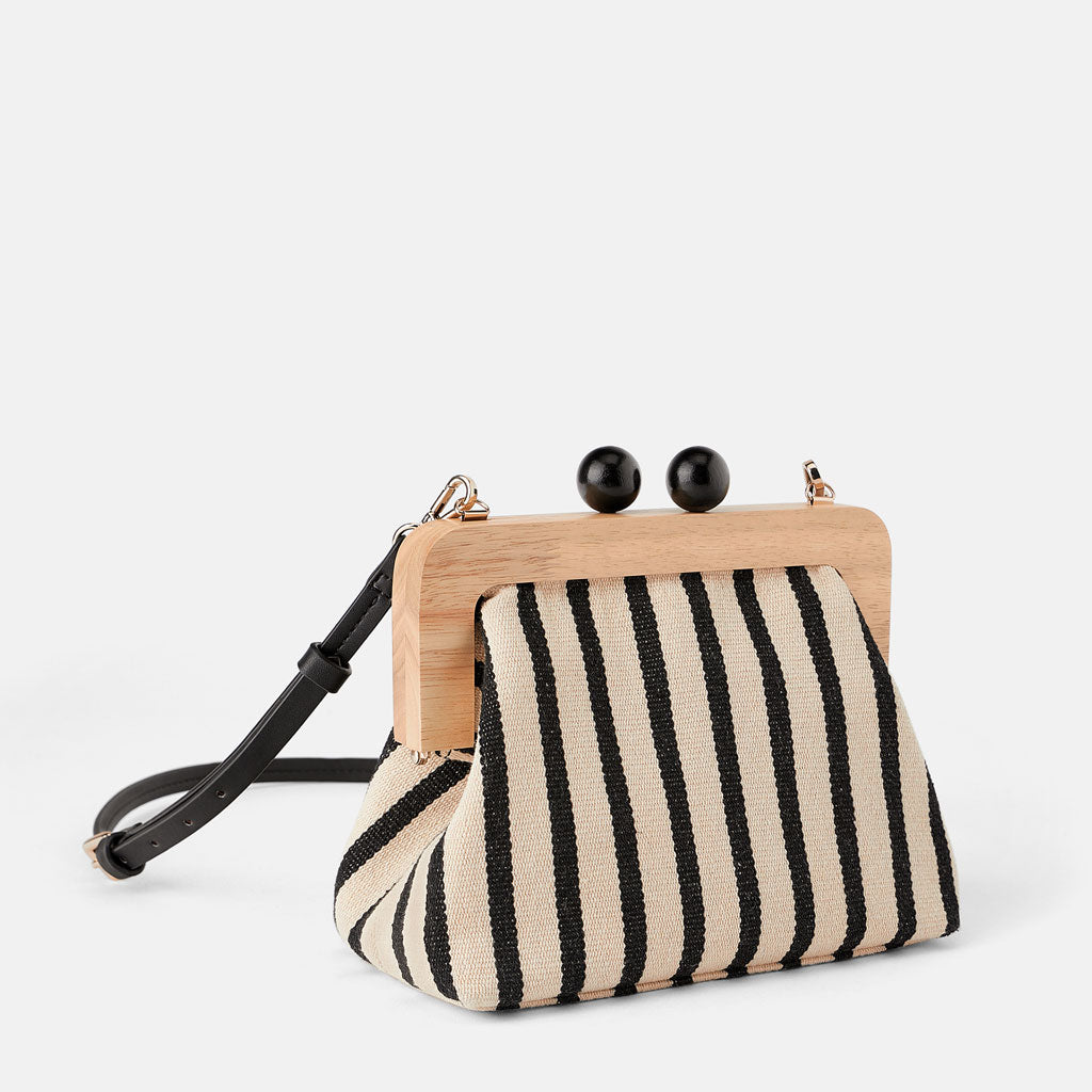 2019 Women's Vintage Wooden Buckle Shoulder Bag