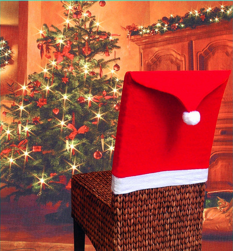 Christmas Chair Covers and Table Decorations