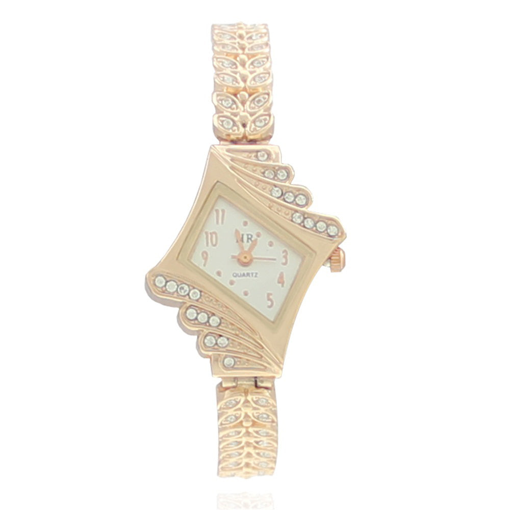 Wheat Ear Watch - Women's Fashion Gold Timepiece