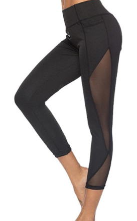 High Waist Mesh Women’s Yoga Fitness Leggings