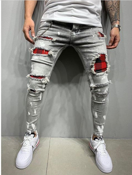 Men's Painted Jeans