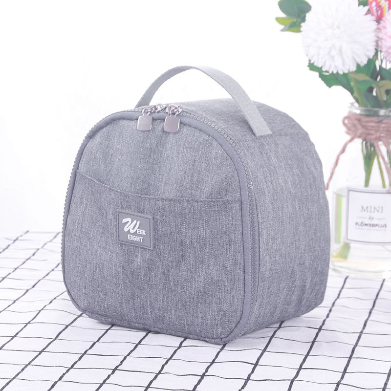 Cation Oxford Cloth Insulated Lunch Bag with Handle