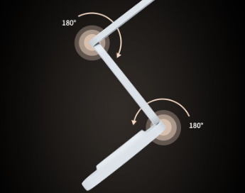 Eye-Caring Folding Desk Lamp for Reading and Study