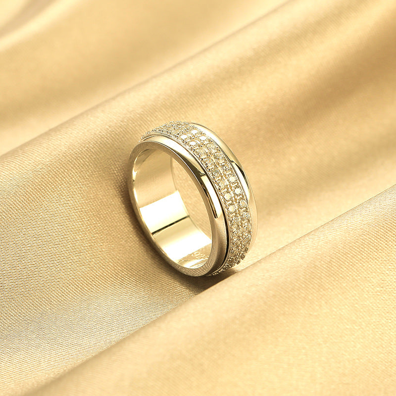 Rotatable 925 Silver Women’s Ring