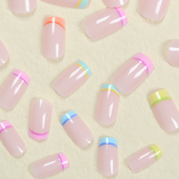 Two-Color Splicing Wearable Armor Nail Patches