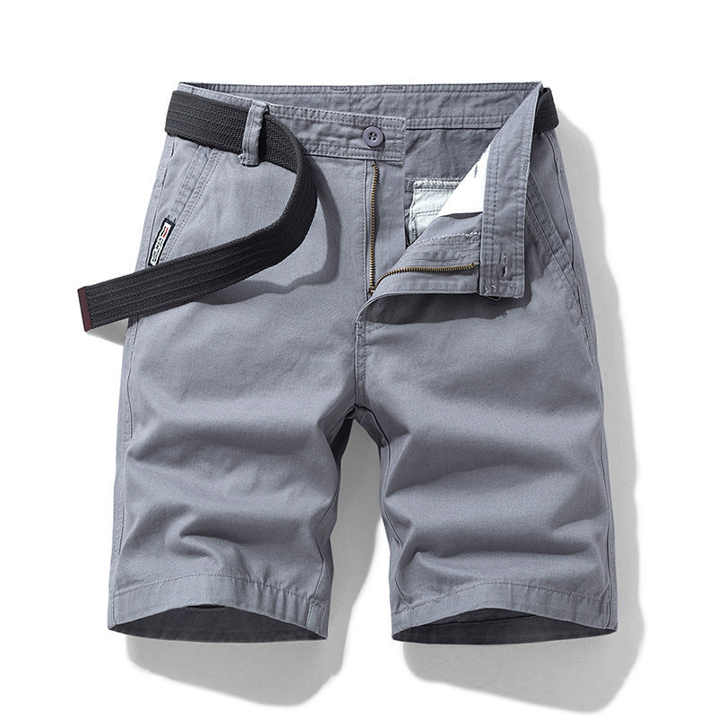 Men's Vintage Loose Fit Cotton Cargo Shorts