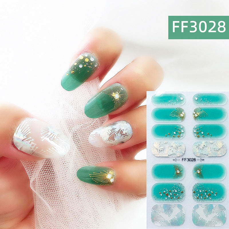 3D Crystal Nail Polish Film Full Adhesive Craft