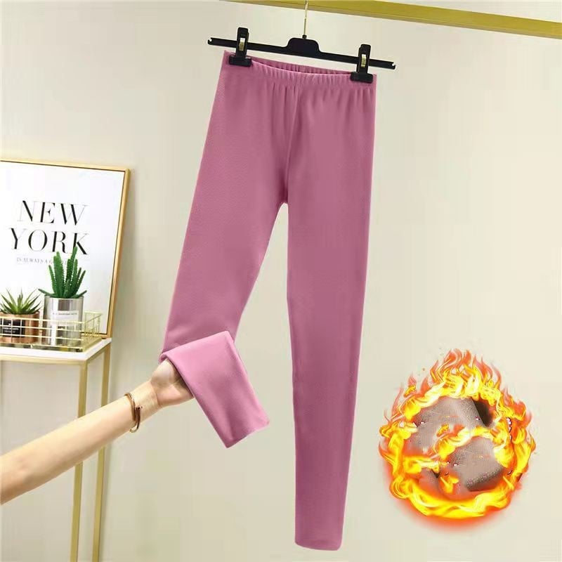 Women's Warm Wool Padded Pants for Autumn and Winter