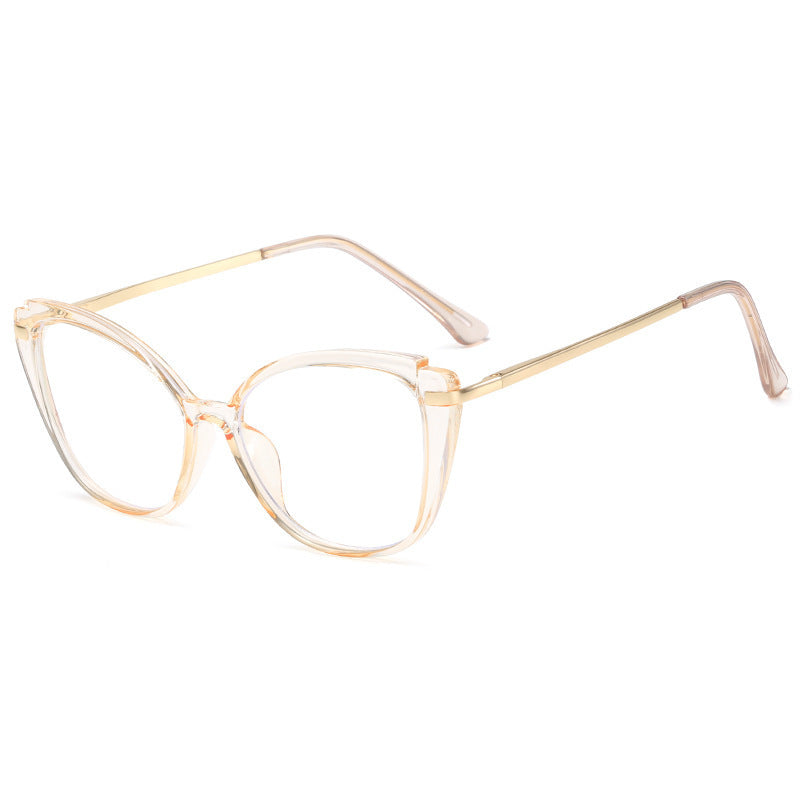 Vintage Triangular Blue Light Blocking Glasses for Women