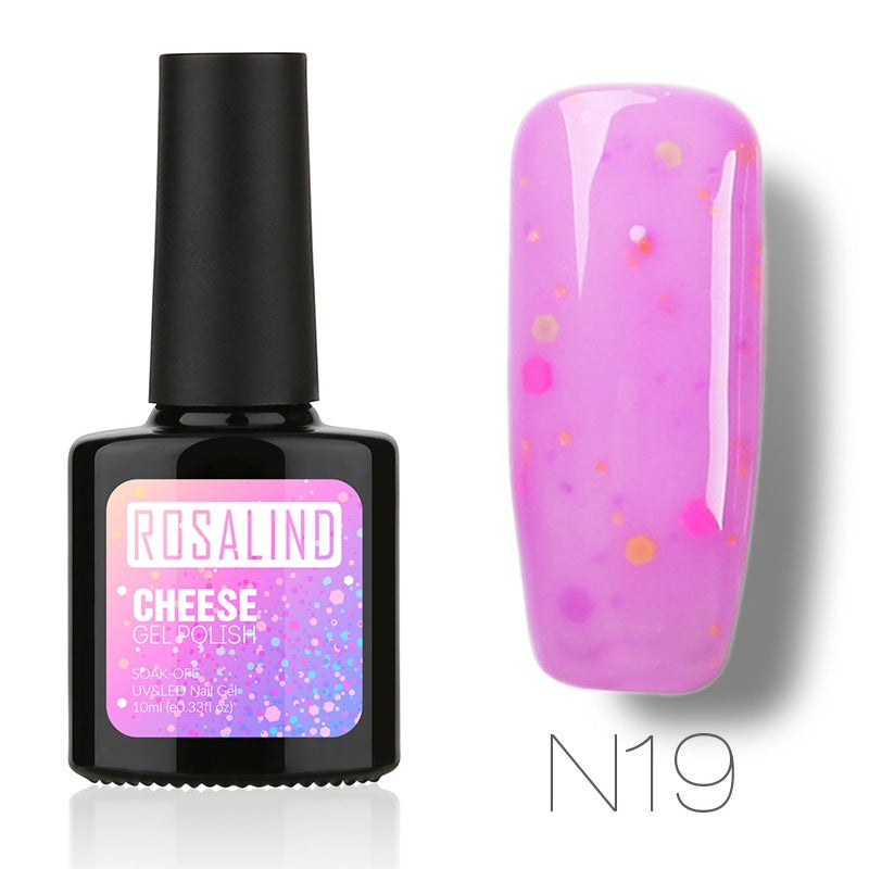 ROSALIND Gel Polish - Orange Dot Cheese Nail Gel