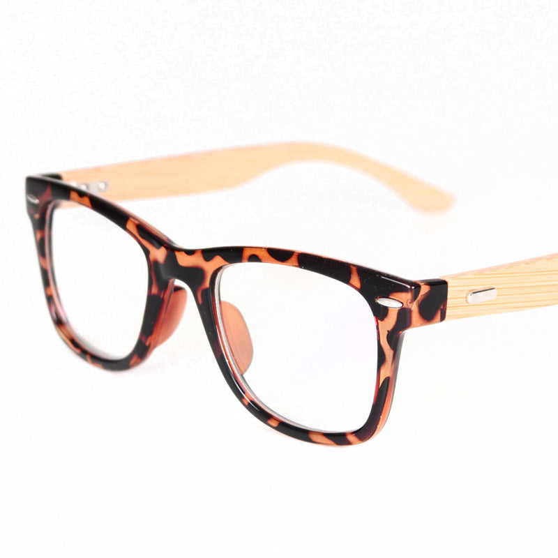 Handcrafted Retro Bamboo Frame Unisex Glasses A6814