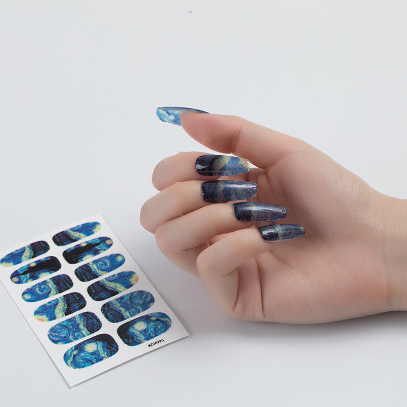 Nail Sticker with European and American Art Design