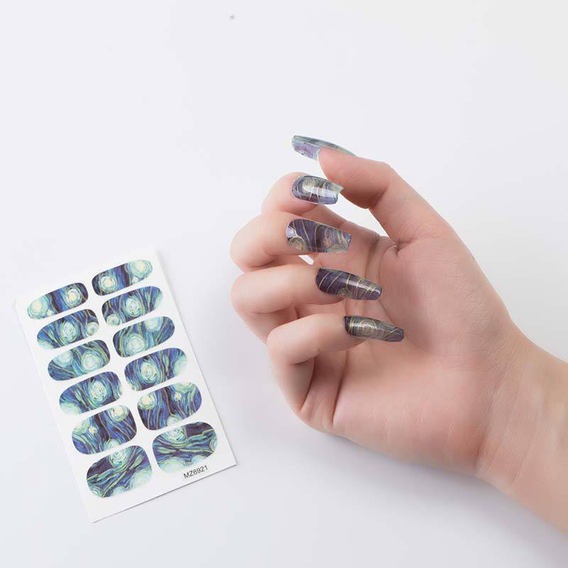 Nail Sticker with European and American Art Design
