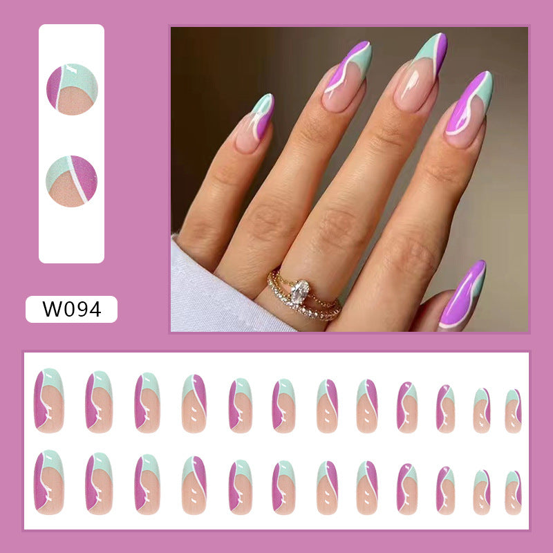Nordic Wind Simple Nail Patch Line