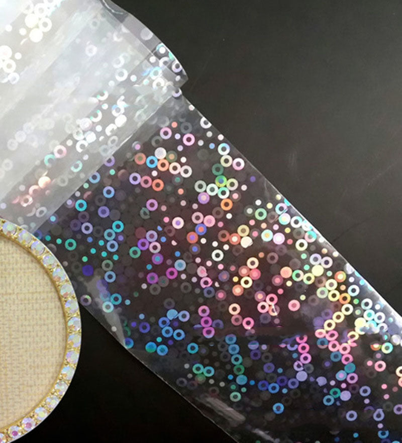Transparent Nail Art Starry Sky Transfer Stickers