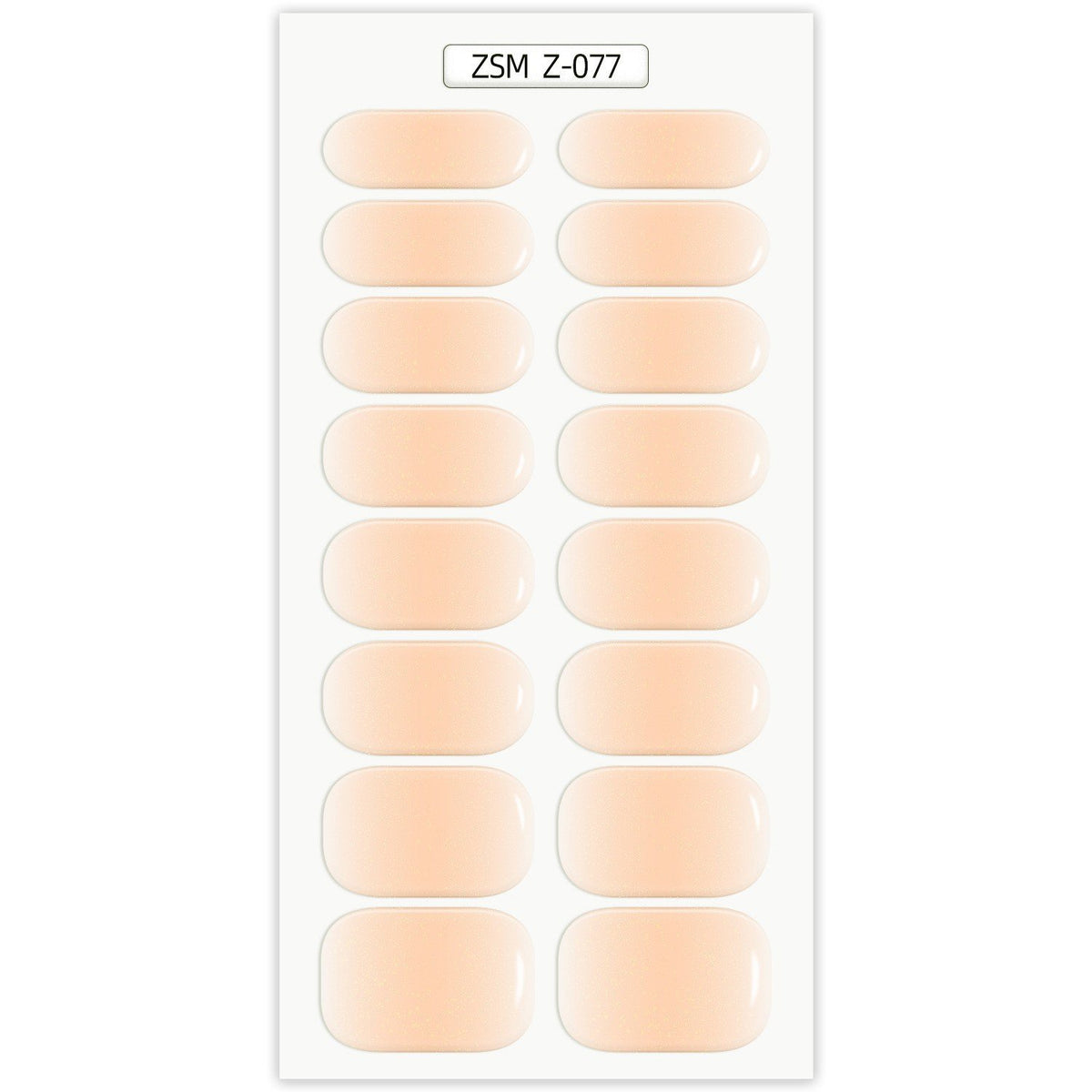 Waterproof Anti-Overflow Semi-Curing Gel Nail Stickers