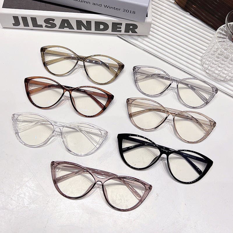 Vintage TR Blue Light Blocking Cat Eye Glasses Frame