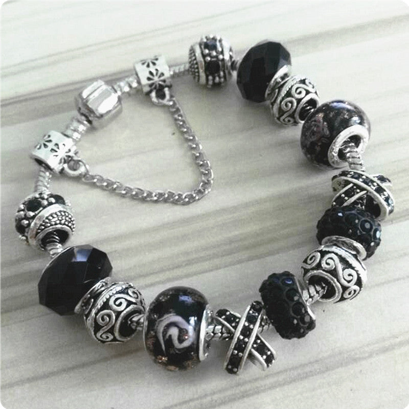 DIY Glass Bead Bracelet - Creative Fashion Jewelry
