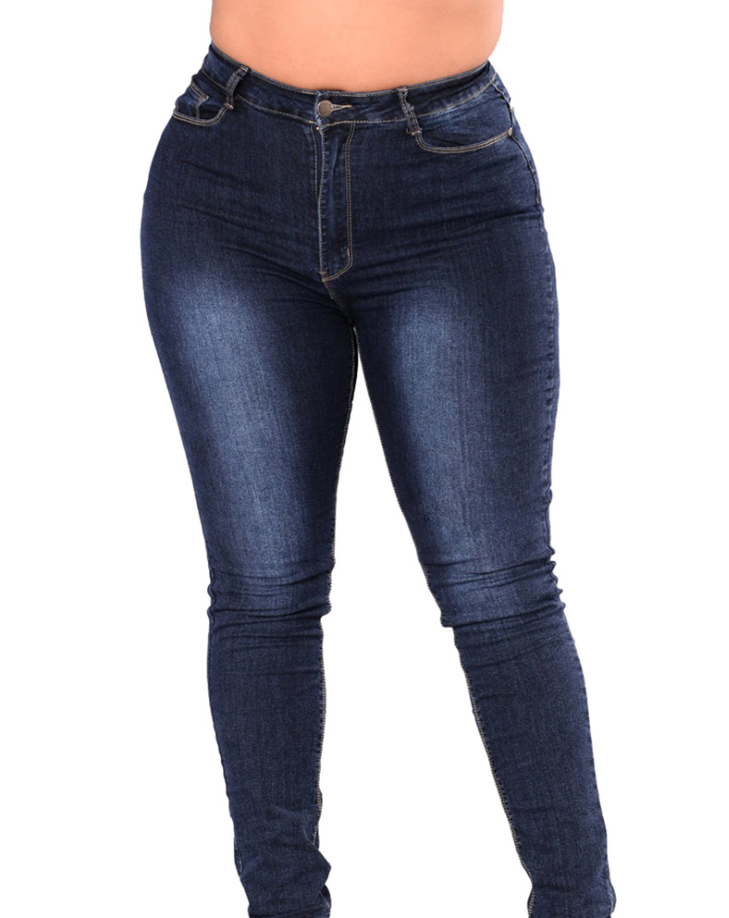 Elastic Skinny Jeans