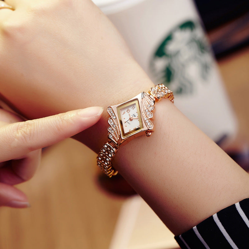Wheat Ear Watch - Women's Fashion Gold Timepiece