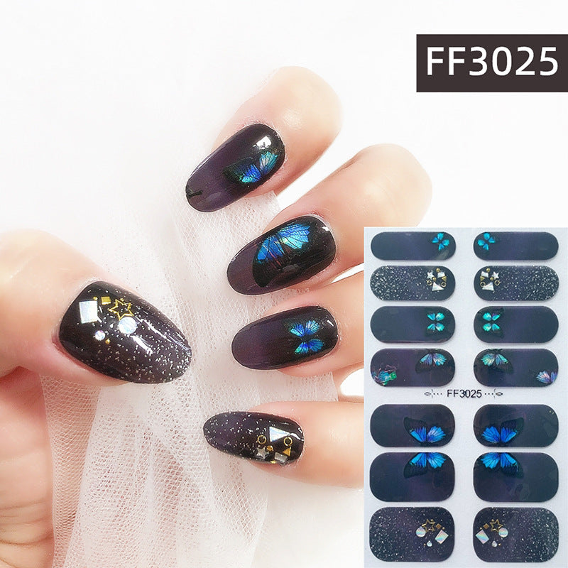 3D Crystal Nail Polish Film Full Adhesive Craft