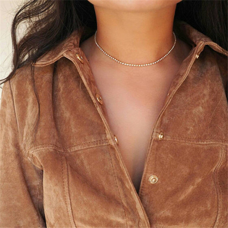 Women's Rhinestone Necklace and Jewelry