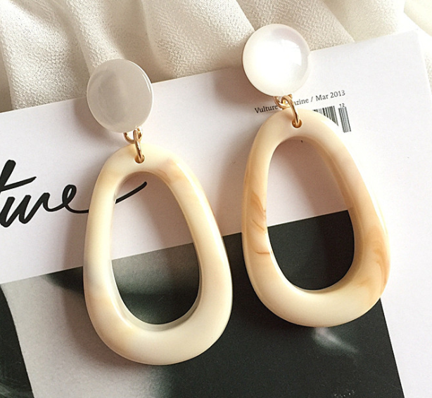 Fashion Acrylic Long Earrings