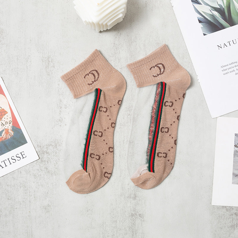 Stylish Women’s Short Socks - Breathable Summer Fashion