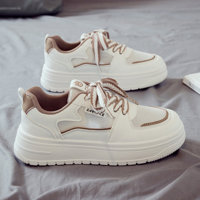 Women’s Breathable White Sneakers - Summer 2024 Casual Style