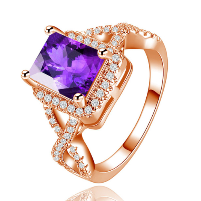 Natural Zircon Ring - Stylish Trendy Jewelry