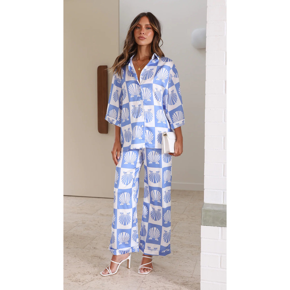 2023 Spring/Summer Women's Casual 3/4 Sleeve Set