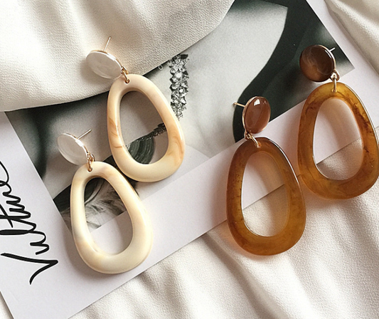 Fashion Acrylic Long Earrings