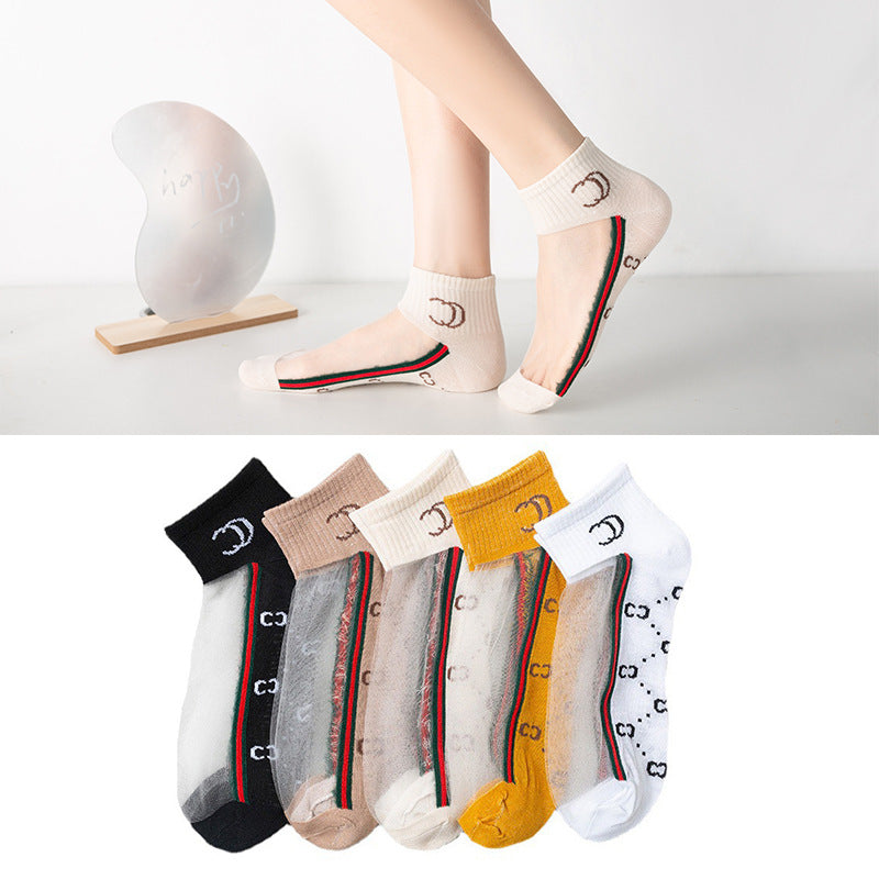Stylish Women’s Short Socks - Breathable Summer Fashion
